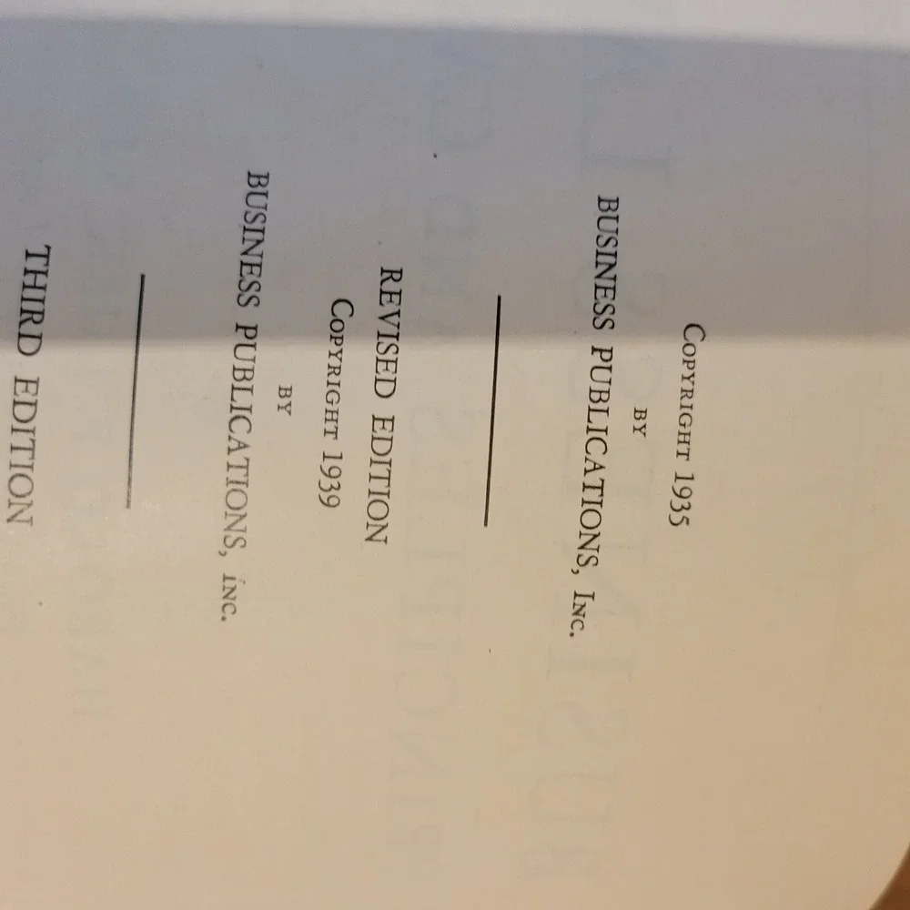 N/A vintage hardcover